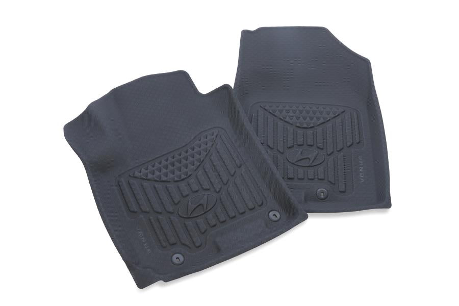 Hyundai 3D Rubber Floor Mats - Front - 2020-2025 Venue K2H13AP200