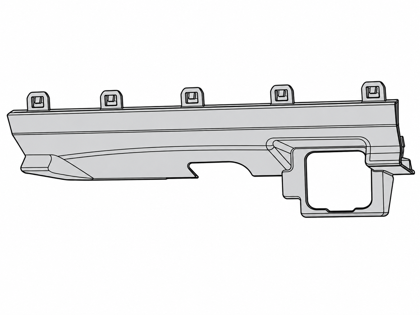 Hyundai Hitch Bumper Cover - 2026 Palisade Preferred Trend DUF31AC800-C