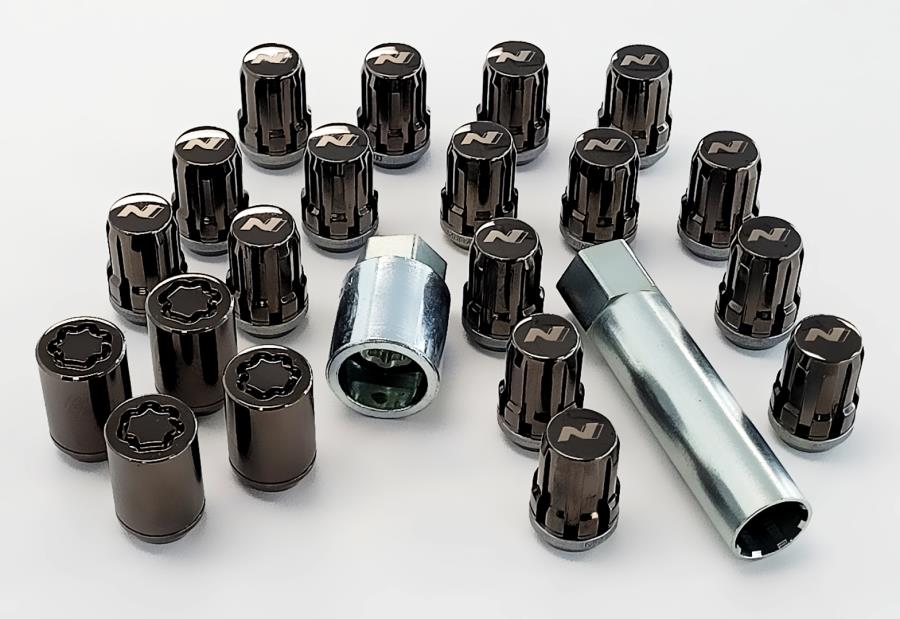 Hyundai N Performance Lug Nuts & Wheel Locks (Black) 000AMNNUTS