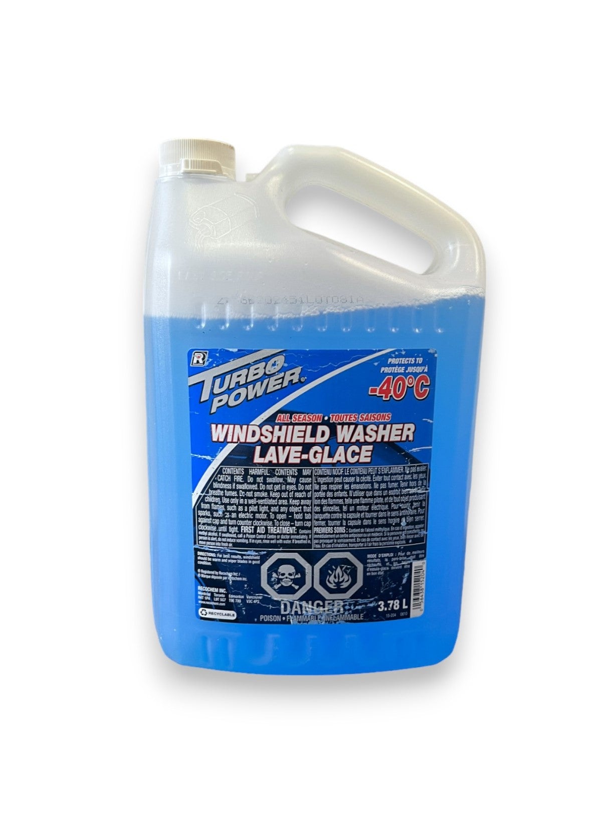 TurboPower Windshield Washer Fluid (-40C) - 3.78L XXWWFJUG