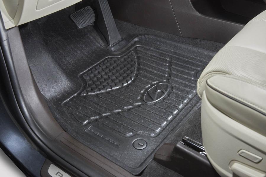 Hyundai 3D Rubber Floor Mats - Front - Palisade 2020+ S8H13AP000