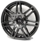 Hyundai D049 16 Inch 7-Spoke Alloy Wheel -  Gunmetal 000AM16D049
