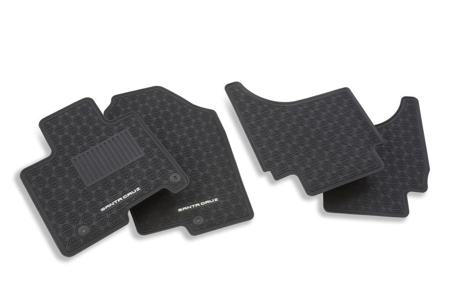 Hyundai Rubber Floor Mats - Full Set - 2022-2026 Santa Cruz K5H13AP000