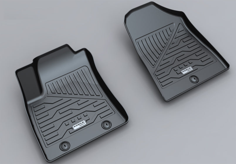 Hyundai Premium All Weather Floor Liners - 2024-2026 Kona EV (Front) BFH17AP000