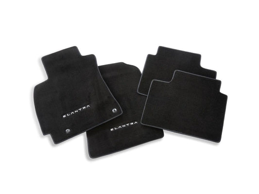 Hyundai Carpet Floor Mats (Black) - Elantra N-Line 2021+ (Front & Rear) ABH14AH200