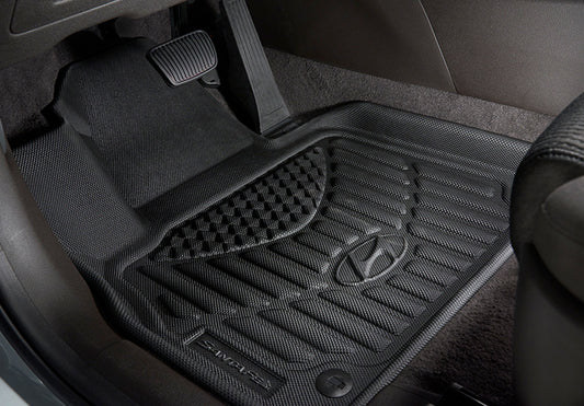 Hyundai Premium All Weather Floor Liners - Front - 2024+ Santa Fe R6H17AP000