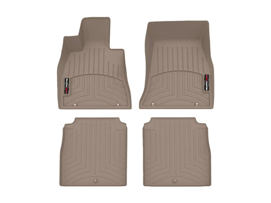 WeatherTech Floor Liners for 2023-2026 Genesis G90 (Full Set, Beige) WT451659
