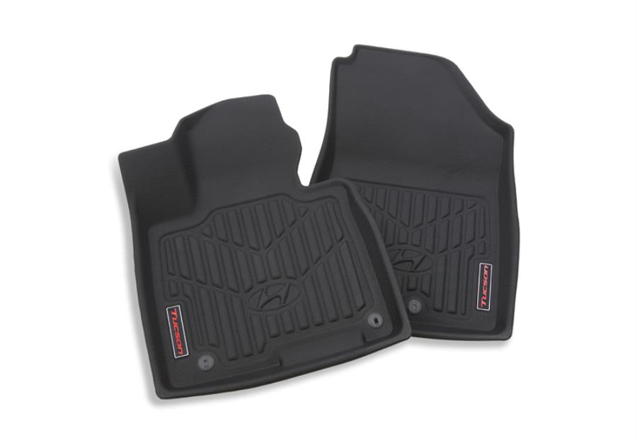 Hyundai Premium All Weather Floor Liners - Red Badge - Tucson N-Line 2022+ (Front) N7H17AP011