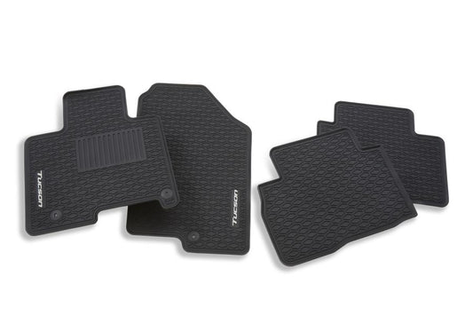 Hyundai Rubber Floor Mats - Full Set - Tucson Hybrid 2022+ N7H13AP100