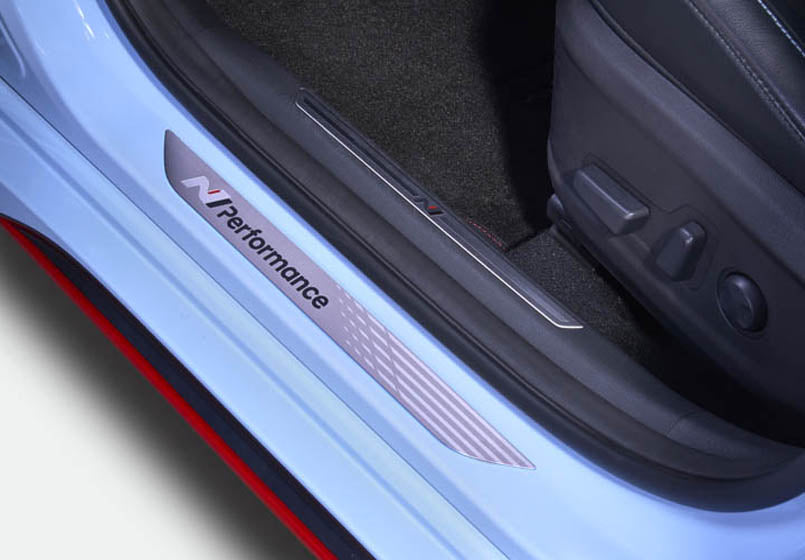 Hyundai N Performance Scuff Plates - 2022-2026 Elantra N & Elantra N-Line ABF45ACA00CA