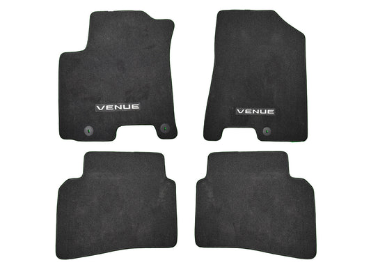 Hyundai Carpet Floor Mats - 2020+ Venue (Front & Rear) K2F14AC100