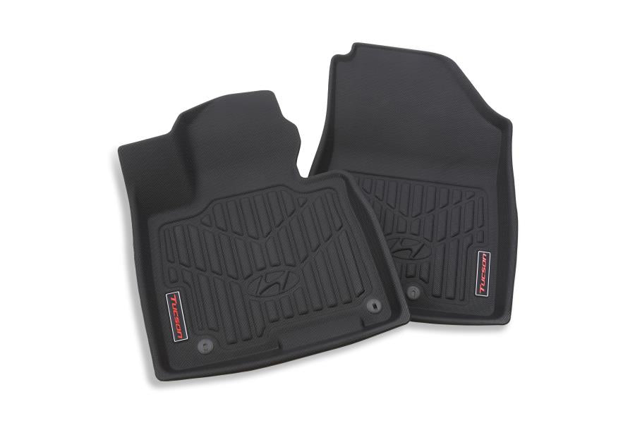 Hyundai Premium All Weather Floor Liners - Red Badge - Tucson\/Tucson Hybrid 2022+ (Front) N7H17AP010