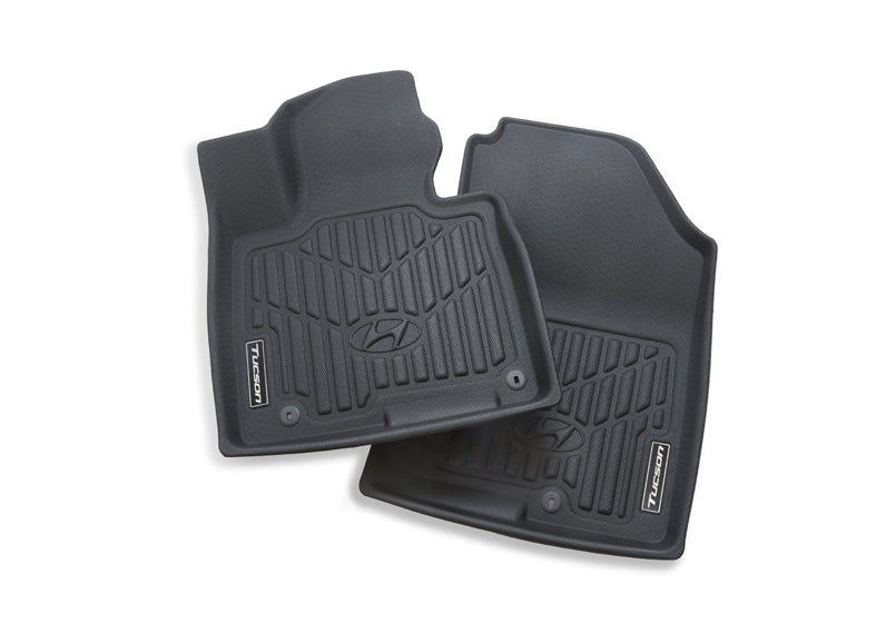 Hyundai Premium All Weather Floor Liners - Standard Badge - Tucson PHEV 2022+ (Front) N7H17AP600