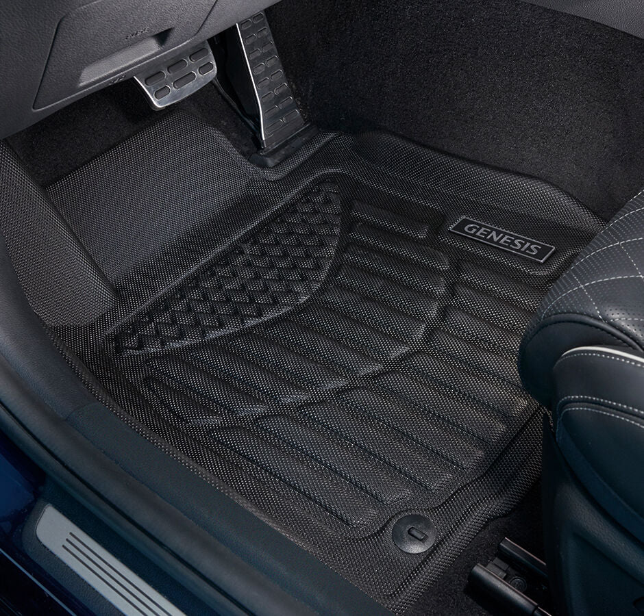 Genesis Premium All Weather Liners - 2nd Row - 2025+ GV80 & GV80 Coupe (5-Passenger) T6H17AP201