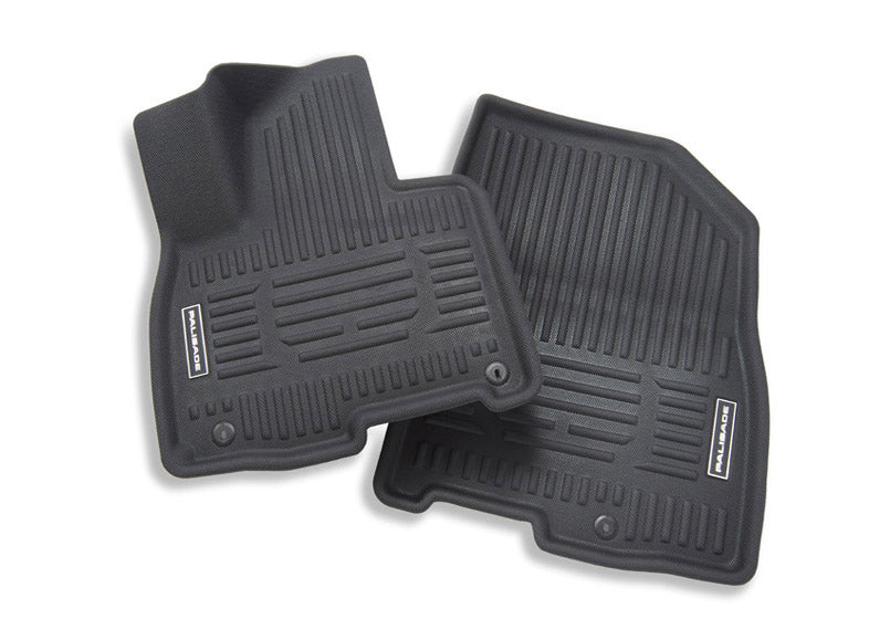 Hyundai Premium All Weather Floor Liners - Front - 2026 Palisade Hybrid DUH17AP000