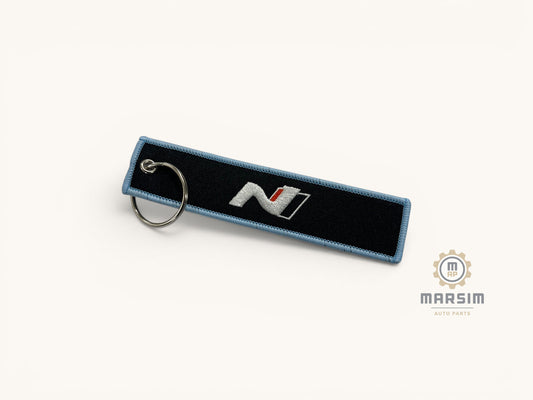 Hyundai N Logo Jet Tag Keychain 004NMHYKEY