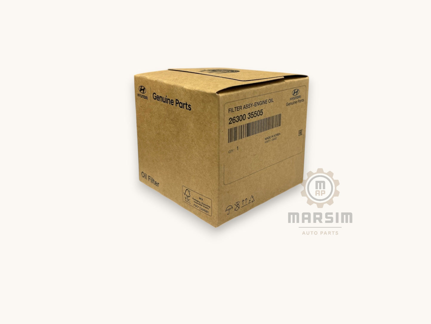 Hyundai Oil Filter Service Kit 26300-35505