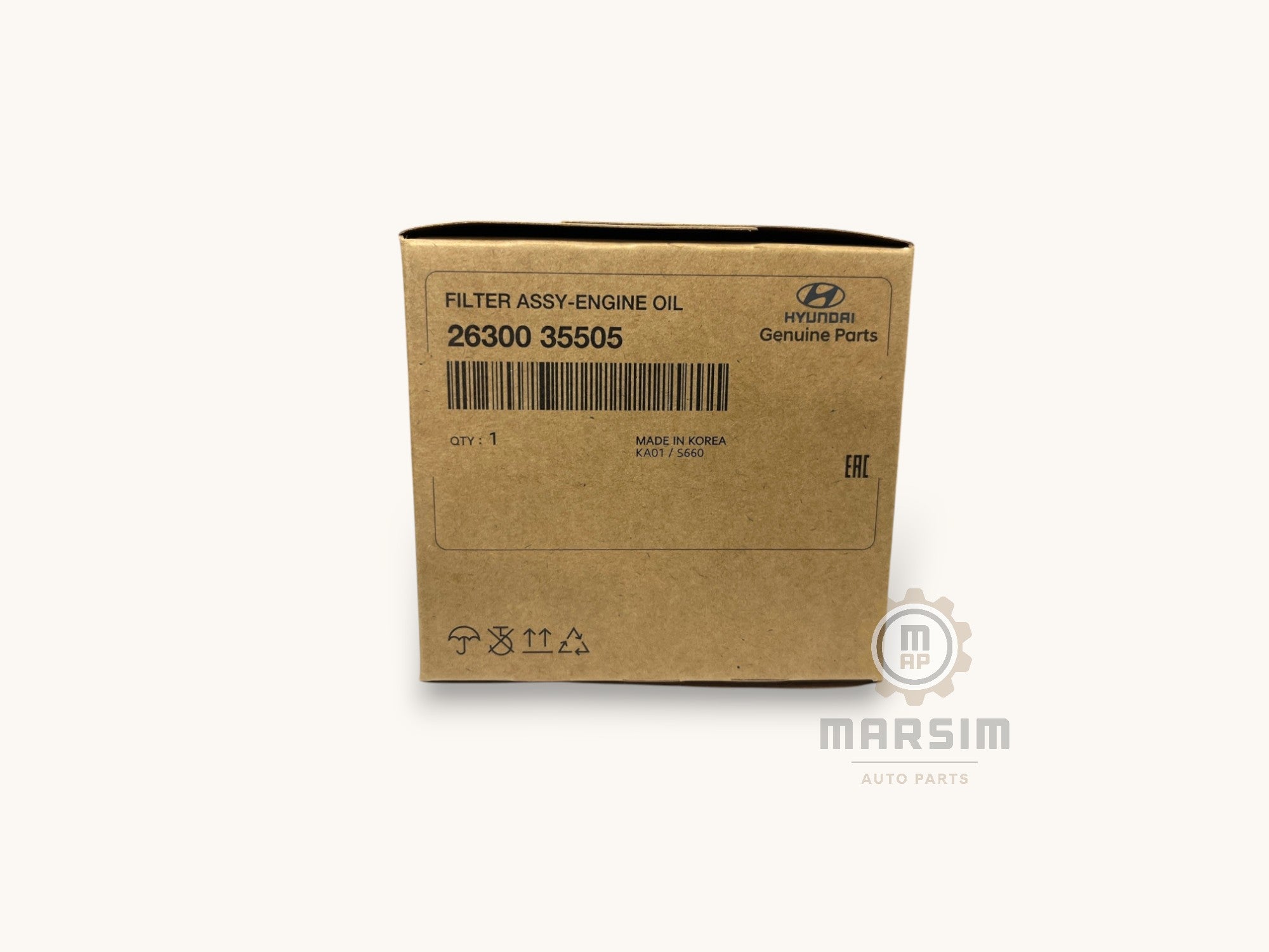 Hyundai Oil Filter Service Kit - 2019-2022 Veloster N 26300-35505