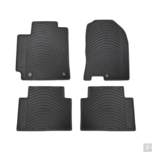 Hyundai Rubber Floor Mats - 2024-2026 Kona (Front & Rear) BEH13AP000