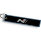 Hyundai N Logo Jet Tag Keychain 004NMHYKEY