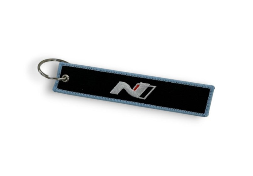 Hyundai N Logo Jet Tag Keychain 004NMHYKEY