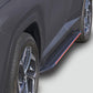 Hyundai Running Boards - Black w\/ Red Trim - 2022+ Tucson (Non-Hybrid) N7H37AP000